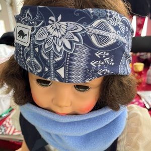 Turtlefur Headband Blue Print